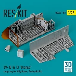 OV-10 (A, C) Bronco cargo bay for Kitty Hawk / Zimimodel kit (3D Pr... 2