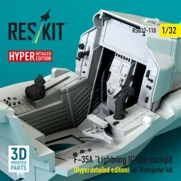 F-35A Lightning II late cockpit (Hyperdetailed edition) for Trumpet... 2