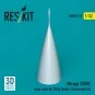 Mirage 2000C nose cone for Kitty Hawk / Zimimodel kit (3D Printed),...