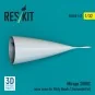 Mirage 2000C nose cone for Kitty Hawk / Zimimodel kit (3D Printed),...