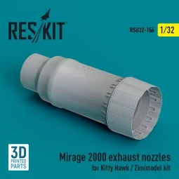 Mirage 2000 exhaust nozzle for Kitty Hawk / Zimimodel kit (3D Print... 2