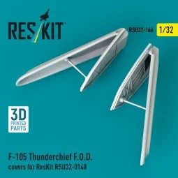 F-105 Thunderchief F.O.D. covers for ResKit RSU32-0148 (3D Printed)...