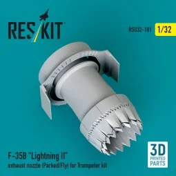 F-35B Lightning II exhaust nozzle (Parked/Fly) for Trumpeter kit (3...