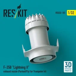 F-35B Lightning II exhaust nozzle (Parked/Fly) for Trumpeter kit (3... 2
