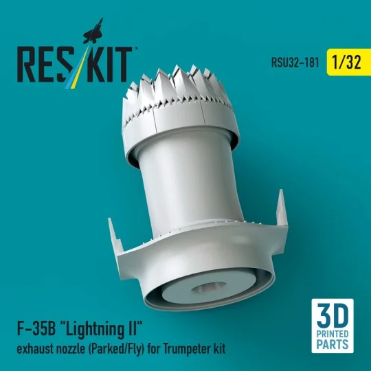F-35B Lightning II exhaust nozzle (Parked/Fly) for Trumpeter kit (3...
