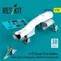A-7E Corsair II air intakes, wheel bays, landing gears, wheels for ...
