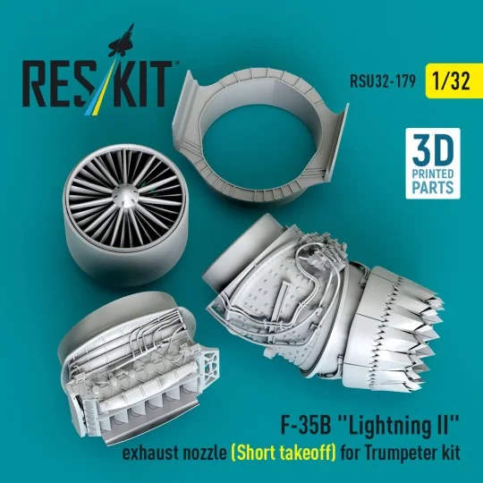 F-35B Lightning II exhaust nozzle (Short takeoff) for Trumpeter kit...