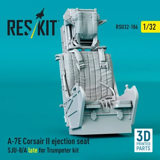 A-7E Corsair II ejection seat SJU-8/A late for Trumpeter kit (3D Pr...