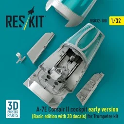 A-7E Corsair II early cockpit (Basic edition with 3D decals) for Tr... 2