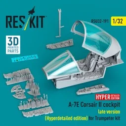 A-7E Corsair II late cockpit (Hyperdetailed edition) for Trumpeter ...
