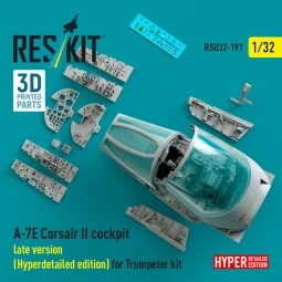 A-7E Corsair II late cockpit (Hyperdetailed edition) for Trumpeter ... 2