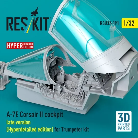 A-7E Corsair II late cockpit (Hyperdetailed edition) for Trumpeter ...