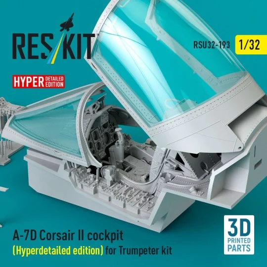 A-7D Corsair II cockpit (Hyperdetailed edition) for Trumpeter kit (...