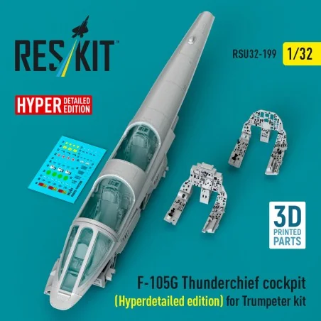 F-105G Thunderchief cockpit (Hyperdetailed edition) for Trumpeter k...