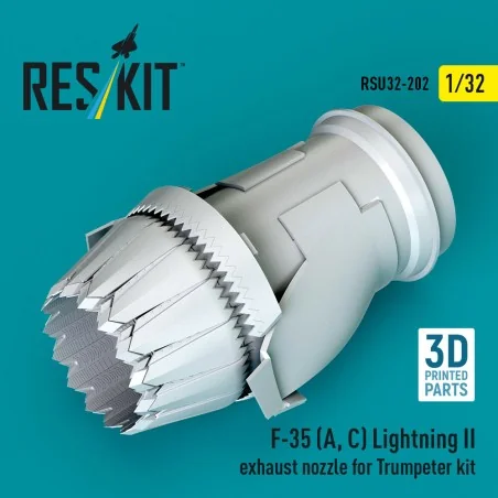 F-35 (A, ?) Lightning II exhaust nozzle for Trumpeter kit (3D Print...