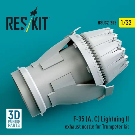 F-35 (A, ?) Lightning II exhaust nozzle for Trumpeter kit (3D Print...