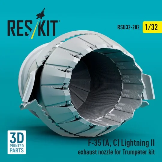 F-35 (A, ?) Lightning II exhaust nozzle for Trumpeter kit (3D Print...