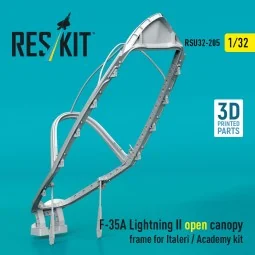F-35A Lightning II open canopy frame for Italeri / Academy kit (3D ... 2