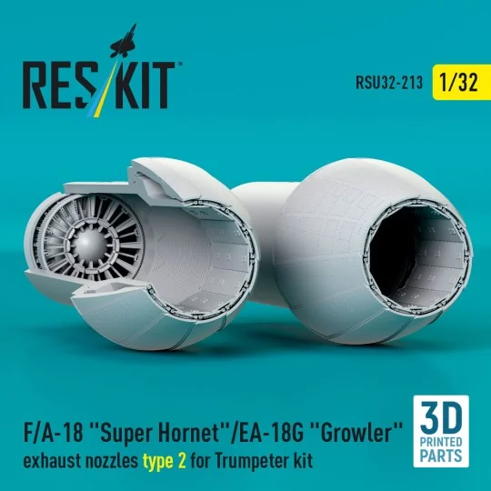 F/A-18 Super Hornet/EA-18G Growler exhaust nozzles type 2 for Trump...