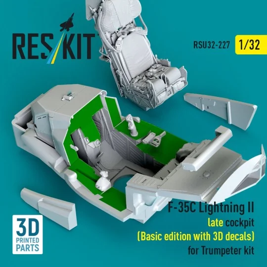F-35C Lightning II late cockpit (Basic edition with 3D decals) for ...