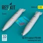 Su-25 Frogfoot PTB-800 underwing fuel tanks (2 pcs) (3D Printed), 1...