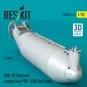 MiG-29 Fulcrum centerline PTB-1500 fuel tank (1 pcs) (3D Printed), ...