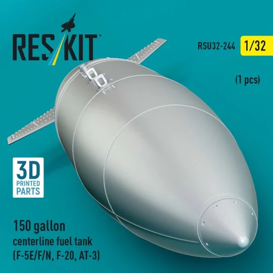 150 gallon centerline fuel tank (F-5E/F/N, F-20, AT-3) (1 pcs) (3D ...