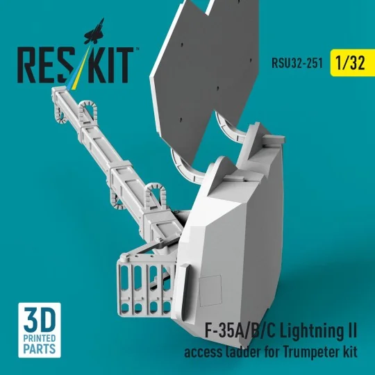 F-35A/B/C Lightning II access ladder for Trumpeter kit (3D Printed)...