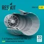 F-16 Fighting Falcon (F100-PW-229) open exhaust nozzle for Tamiya k...