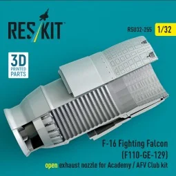 F-16 Fighting Falcon (F110-GE-129) open exhaust nozzle for Academy ... 2