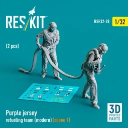 Purple jersey refueling team (modern) (scene 1) (2 pcs) (3D Printed...