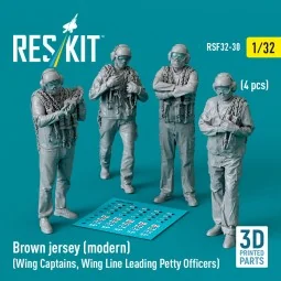 Brown jersey (modern) (Wing Captains, Wing Line Leading Petty Offic...