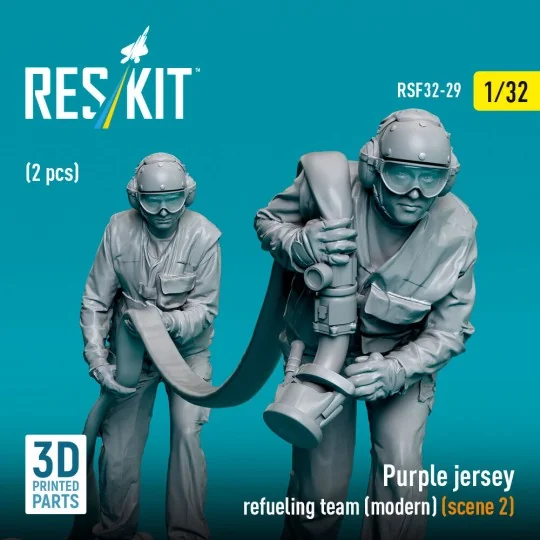 Purple jersey refueling team (modern) (scene 2) (2 pcs) (3D Printed...