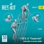 F-105 (F, G) Thunderchief male pilots on access ladder (2 pcs) (3D ...