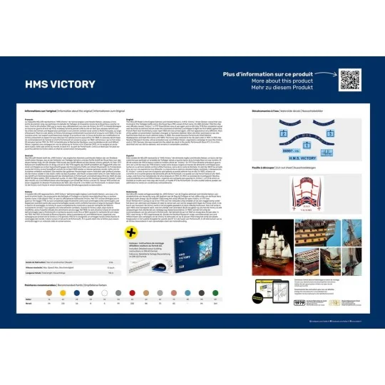 STARTER KIT HMS Victory, 1/100 - Heller 58897