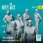 One busy day carrier crew on deck (scene 1) (6 pcs) (3D Printed), 1...