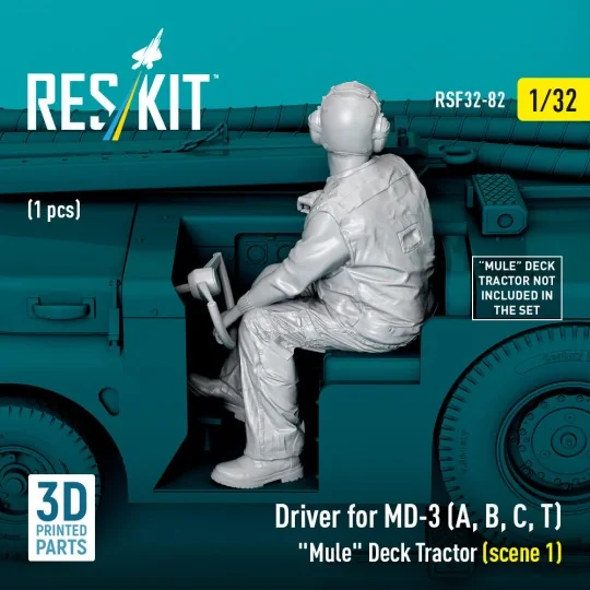 Driver for MD-3 (A, B, C, T) Mule Deck Tractor (scene 1) (1 pcs) (3...