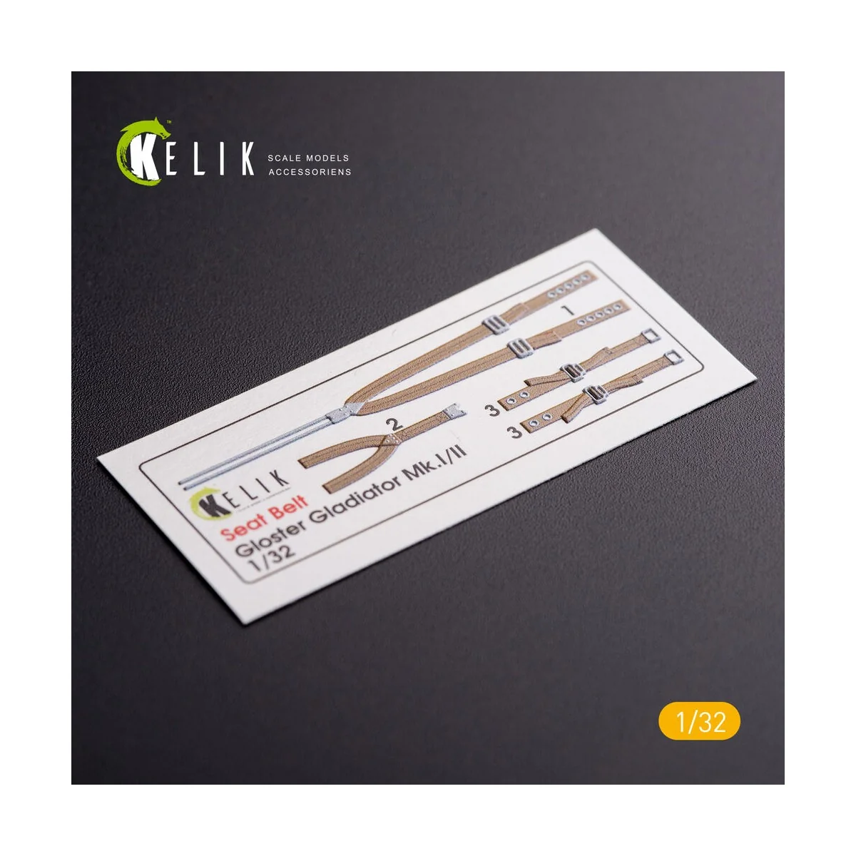 Gloster Gladiator Mk.II interior 3D decals for ICM kit, 1/32 - Keli...