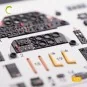 AH-1G Cobra interior 3D decals for ICM kit, 1/32 - Kelik K32003