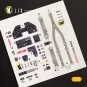 P-40M interior 3D decals for Trumpeter kit, 1/32 - Kelik K32005