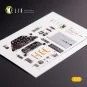 AH-1G Cobra interior 3D decals for ICM kit, 1/32 - Kelik K32003