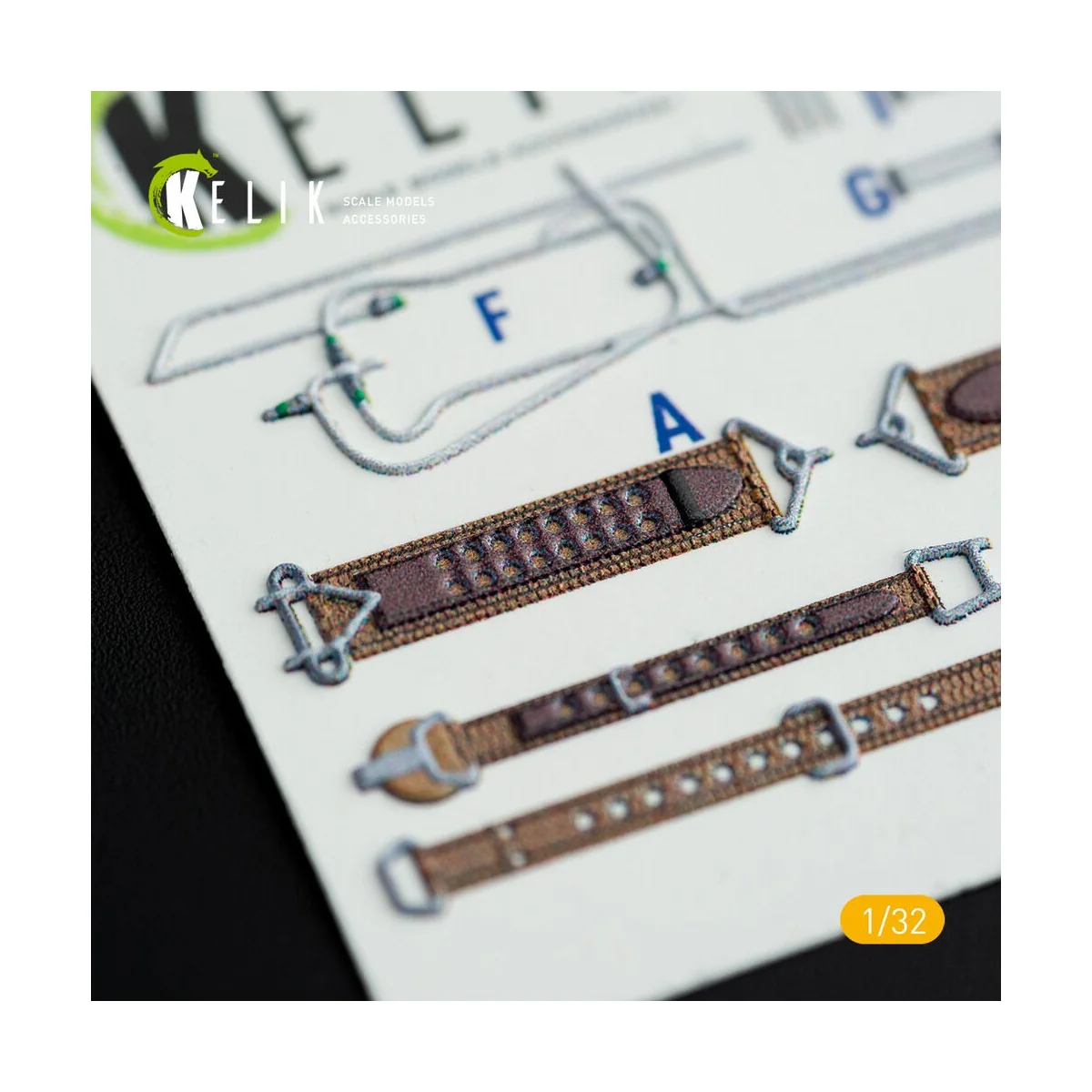 A6M2B Zeke - Interior 3D Decal for Tamiya kit, 1/32 - Kelik K32017