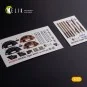 DH.81A Tiger Moth - Interior 3D Decal for ICM kit, 1/32 - Kelik K32021