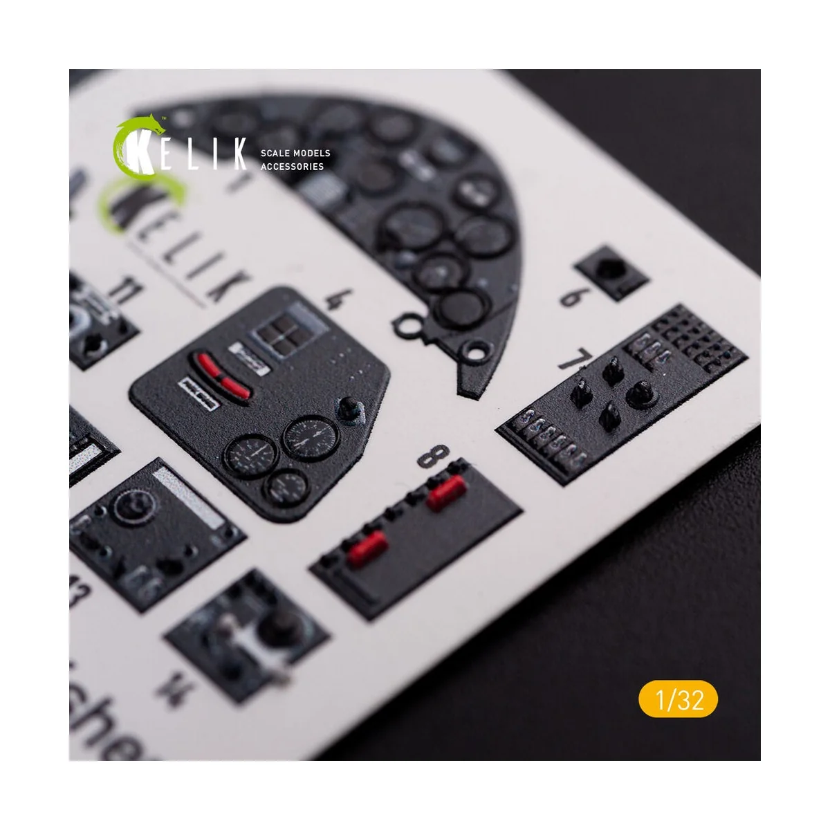 OS2U Kingfisher - Interior 3D Decal for Kitty Hawk/Zimi models kit,...