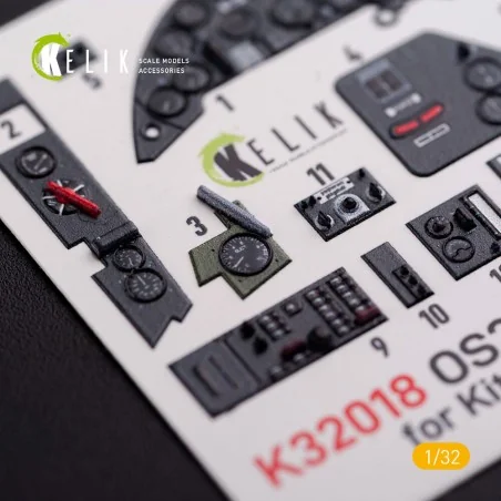 OS2U Kingfisher - Interior 3D Decal for Kitty Hawk/Zimi models kit,...