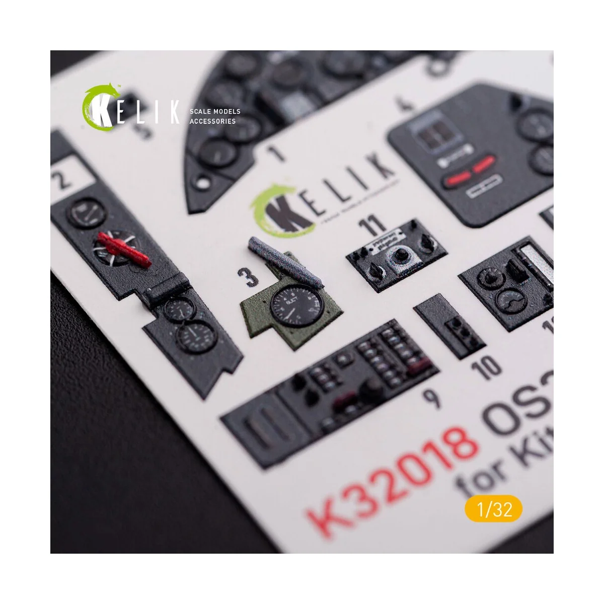 OS2U Kingfisher - Interior 3D Decal for Kitty Hawk/Zimi models kit,...
