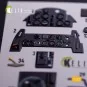 BF-109 E - Interior 3D Decal with 3D printed parts for Trumpeter ki...