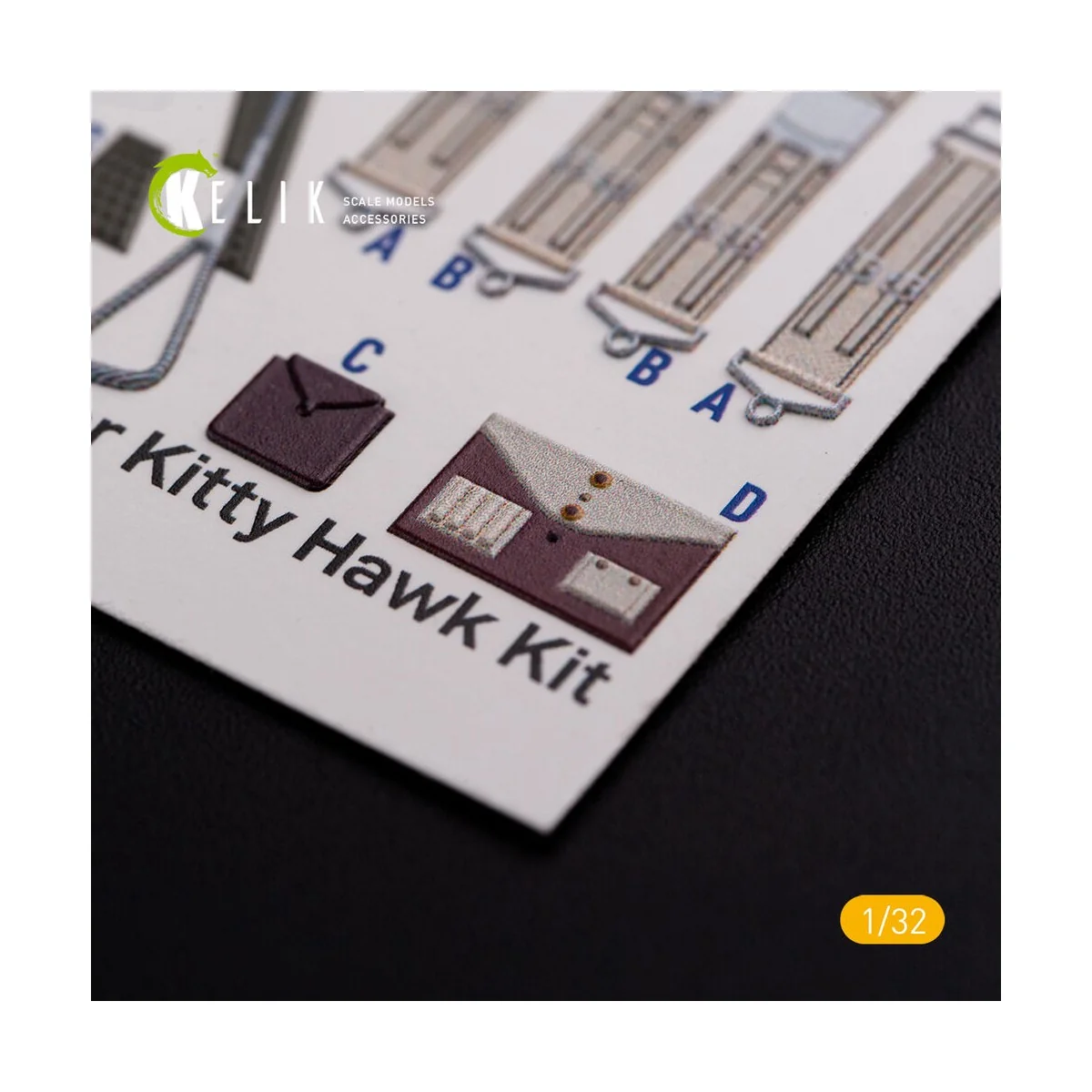 OS2U Kingfisher - Interior 3D Decal for Kitty Hawk/Zimi models kit,...