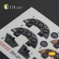 DH.81A Tiger Moth - Interior 3D Decal with 3D printed parts for ICM...