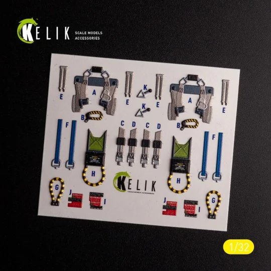 A-6A Intruder - interior 3D decals for Trumpeter kit, 1/32 - Kelik ...